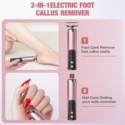 Leviro™ PediGlow Pro 2-in-1 Foot Renewal System
