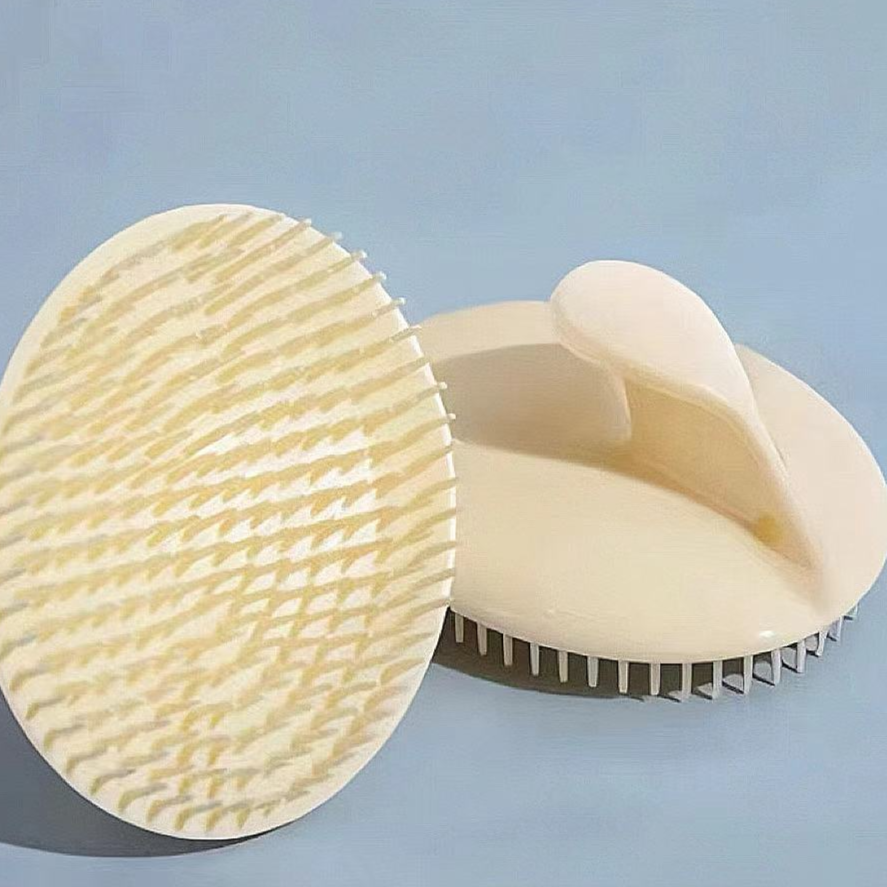 LEVIRO Scalp Ritual Brush — soft silicone scalp massager