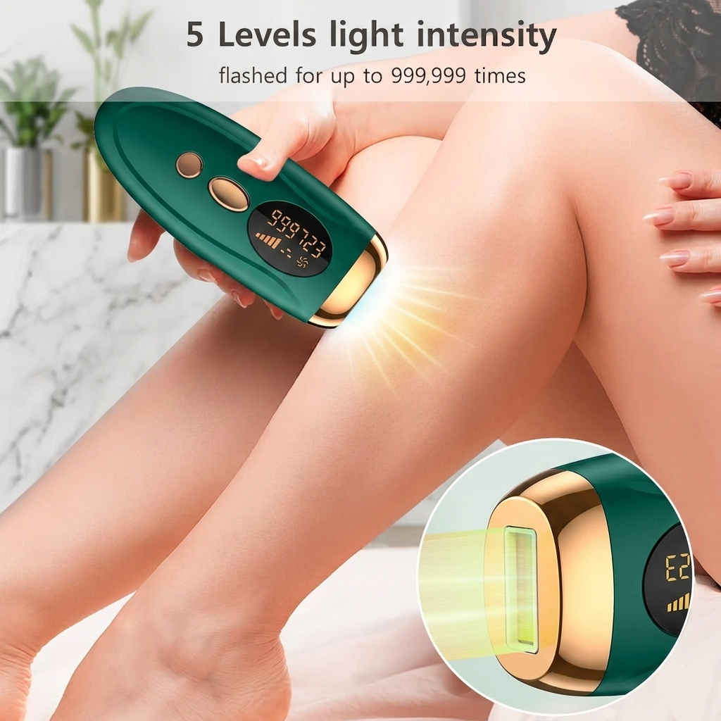 Leviro™ Emerald Pro IPL Hair Removal Device