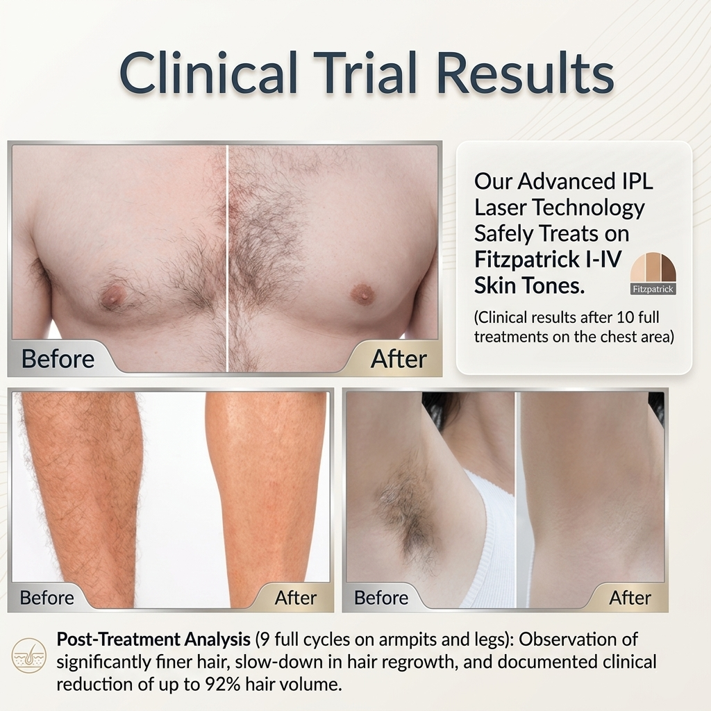 Leviro™ Emerald Pro IPL Hair Removal Device