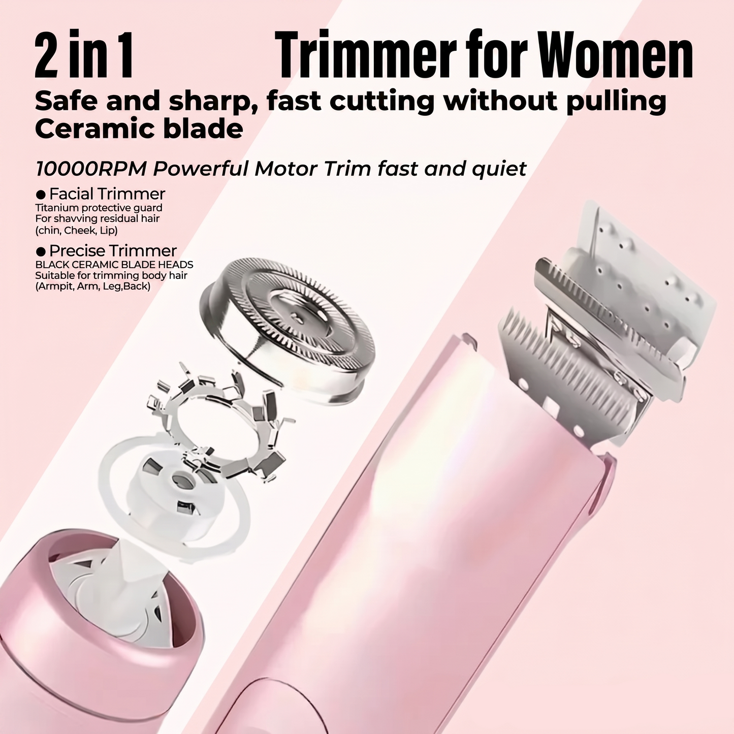 Leviro™ DualGlow 2-in-1 Precision Shaver