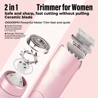 Leviro™ DualGlow 2-in-1 Precision Shaver