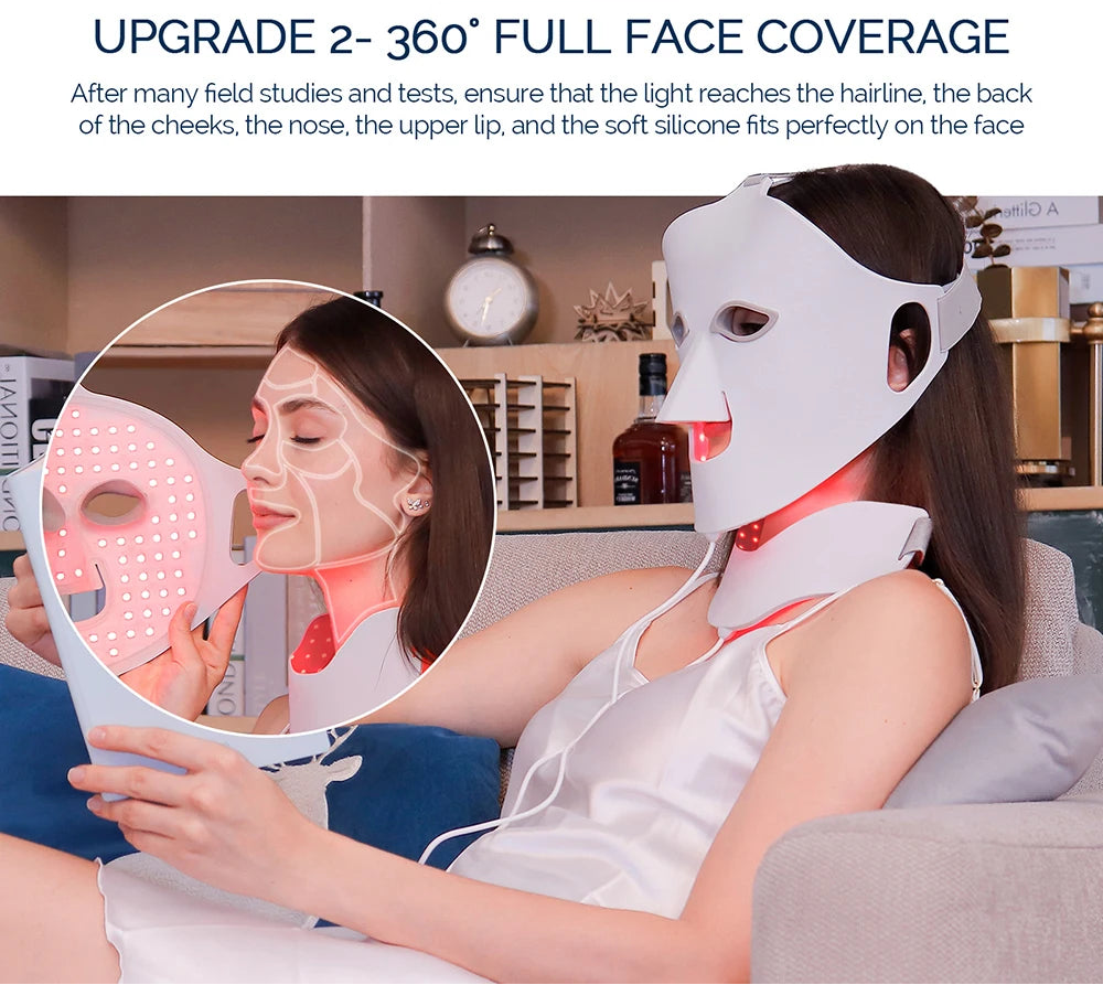 Leviro™ 7 LED Light Therapy Spectral Mask