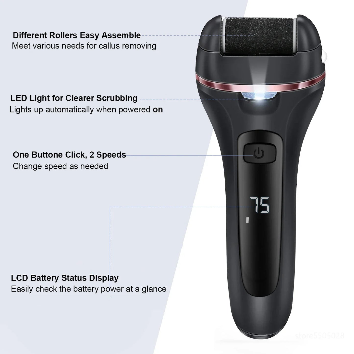 Leviro™ PediSmooth Elite Professional Callus Remover