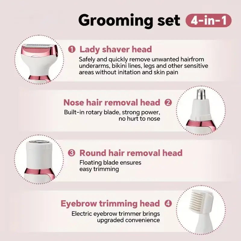Leviro™ Smooth Touch 4-in-1 Grooming Kit