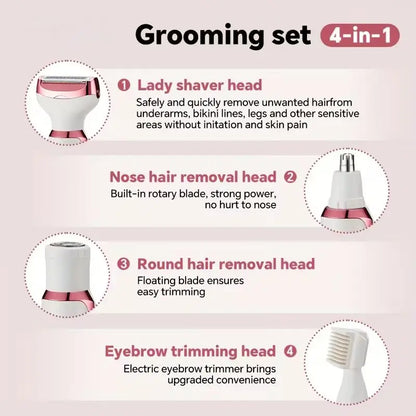 Leviro™ Smooth Touch 4-in-1 Grooming Kit
