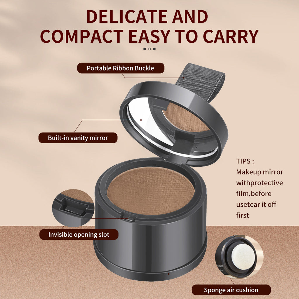 LEVIRO Root Veil™ | Instant Hairline & Root Cover-Up Powder